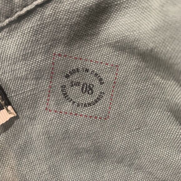 Anthro Daughters Of The Liberation Size 8 Military Utility Jacket Army Green - Picture 2 of 10